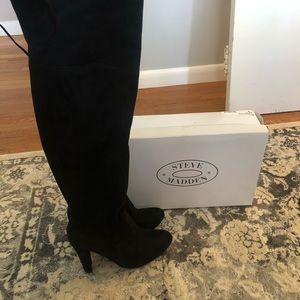 Never-worn Steve Madden “Gorgeous” OTK Boots